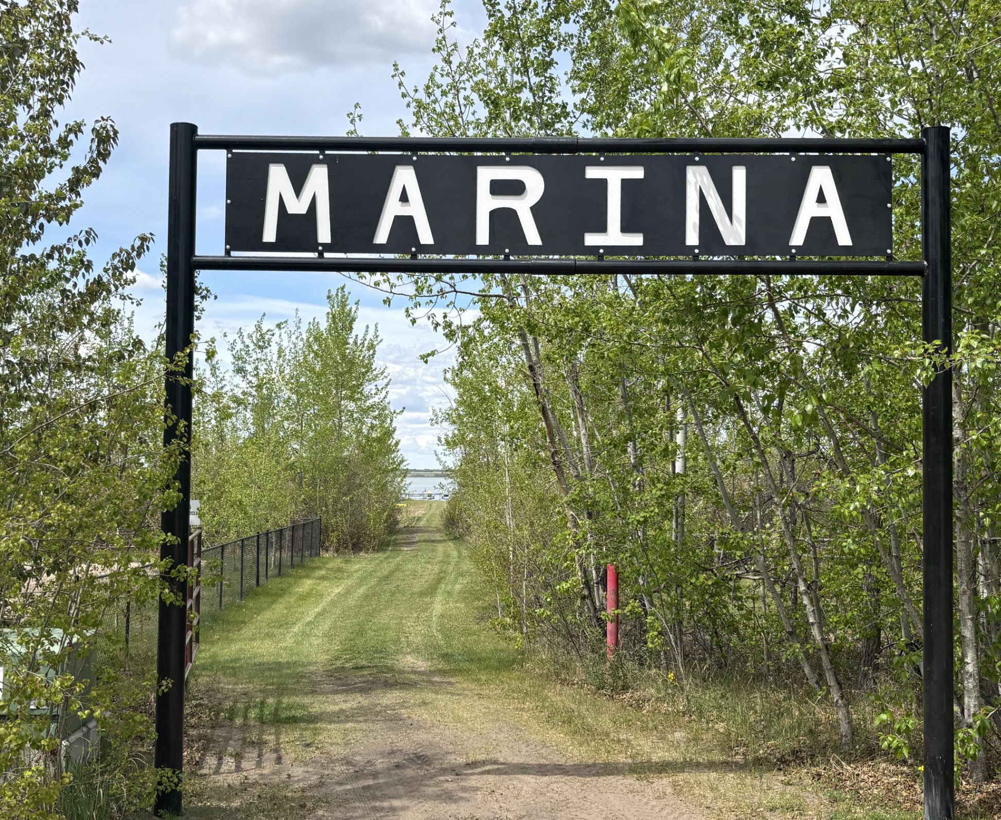 Buffalo Sands Marina entrance